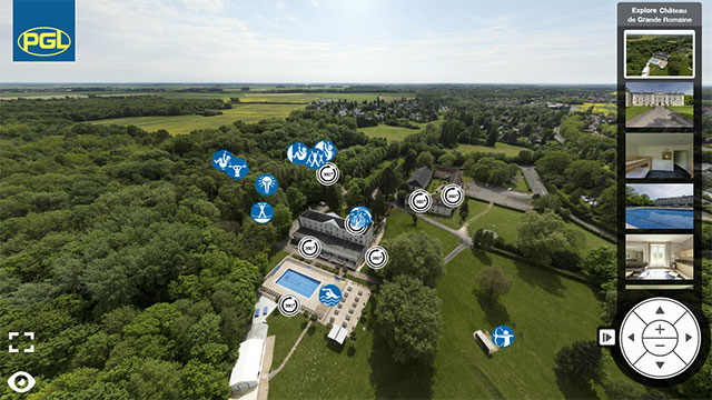 Virtual Tour of PGL  Château de Grande Romaine for Youth Groups
